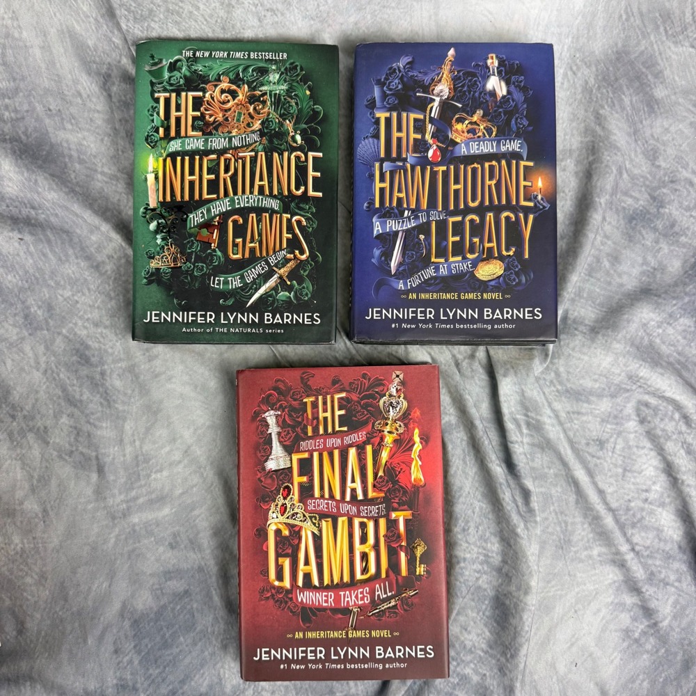 The Inheritance Games Trilogy Jennifer Lynn Barnes Hardcover 3 Book Set Mystery